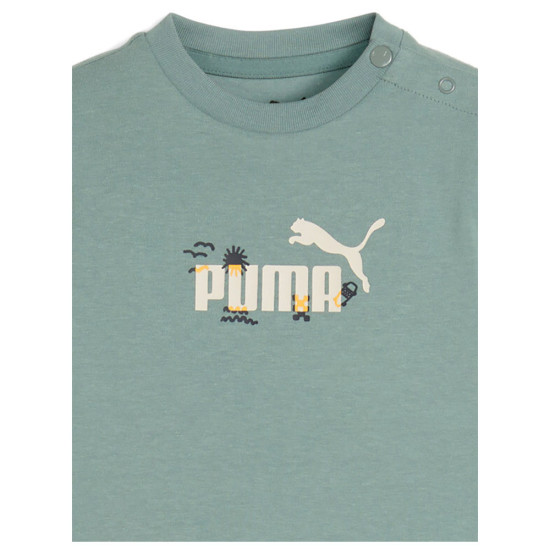 Puma Βρεφικό σετ Minicats Sandy Adventures Tee and Shorts Set Puma Βρεφικό σετ Minicats Sandy Adventures Tee and Shorts Set